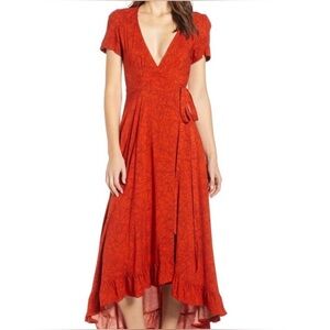 🆕 Lira High Low Wrap Dress Size Large